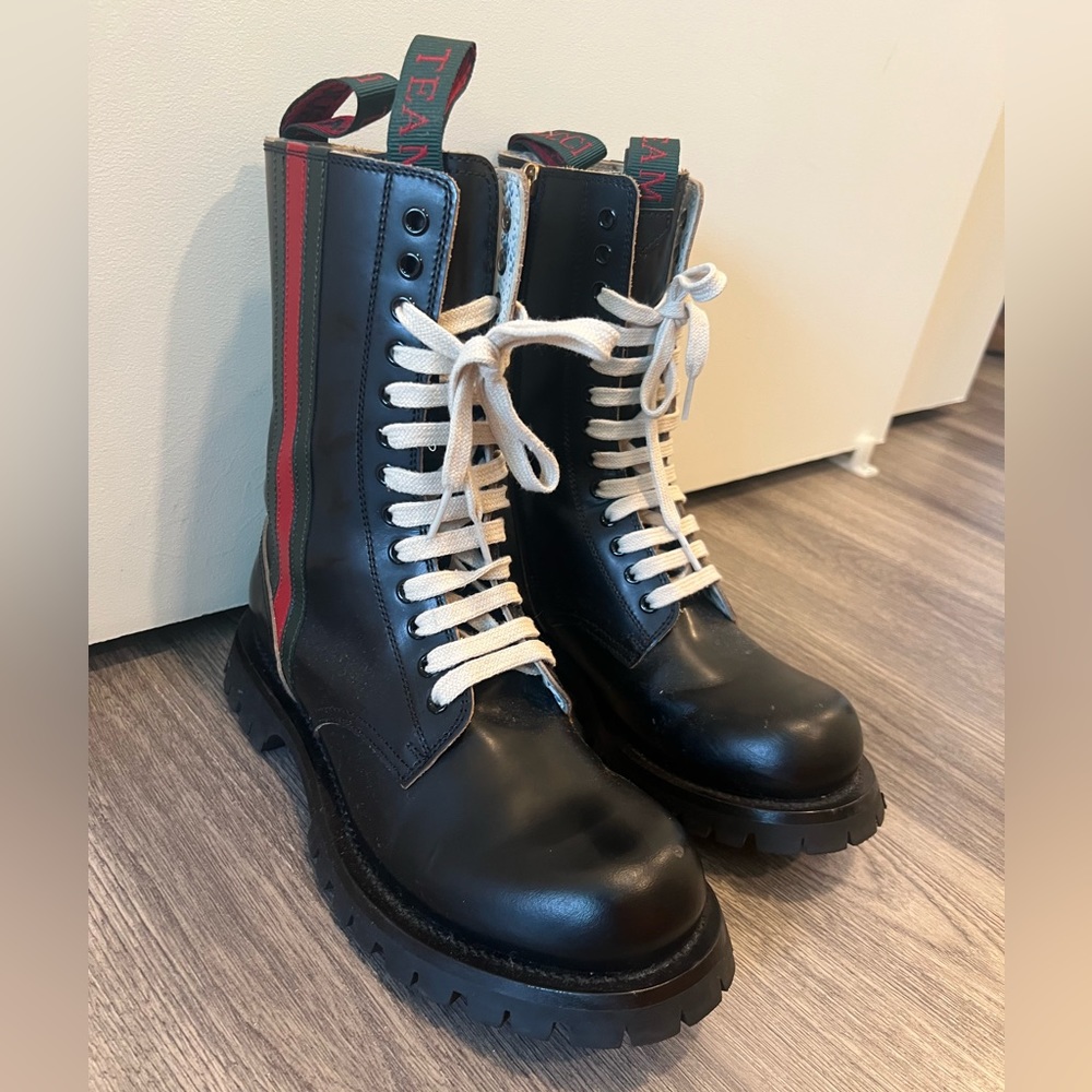 Gucci Combat Boots